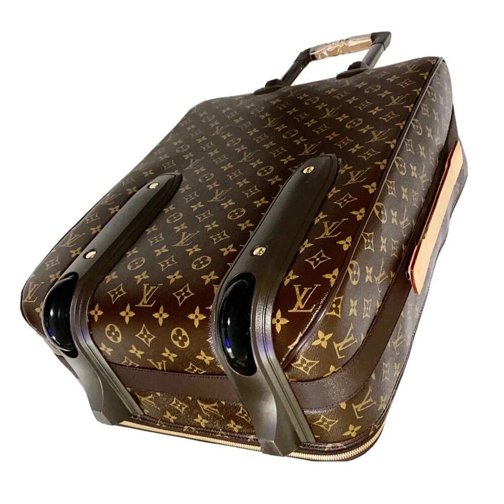 Louis Vuitton Pegase Monogram Suitcase Carry-on w/ Coa & Garment Bag Hanger 🛍️ - Picture 11 of 13